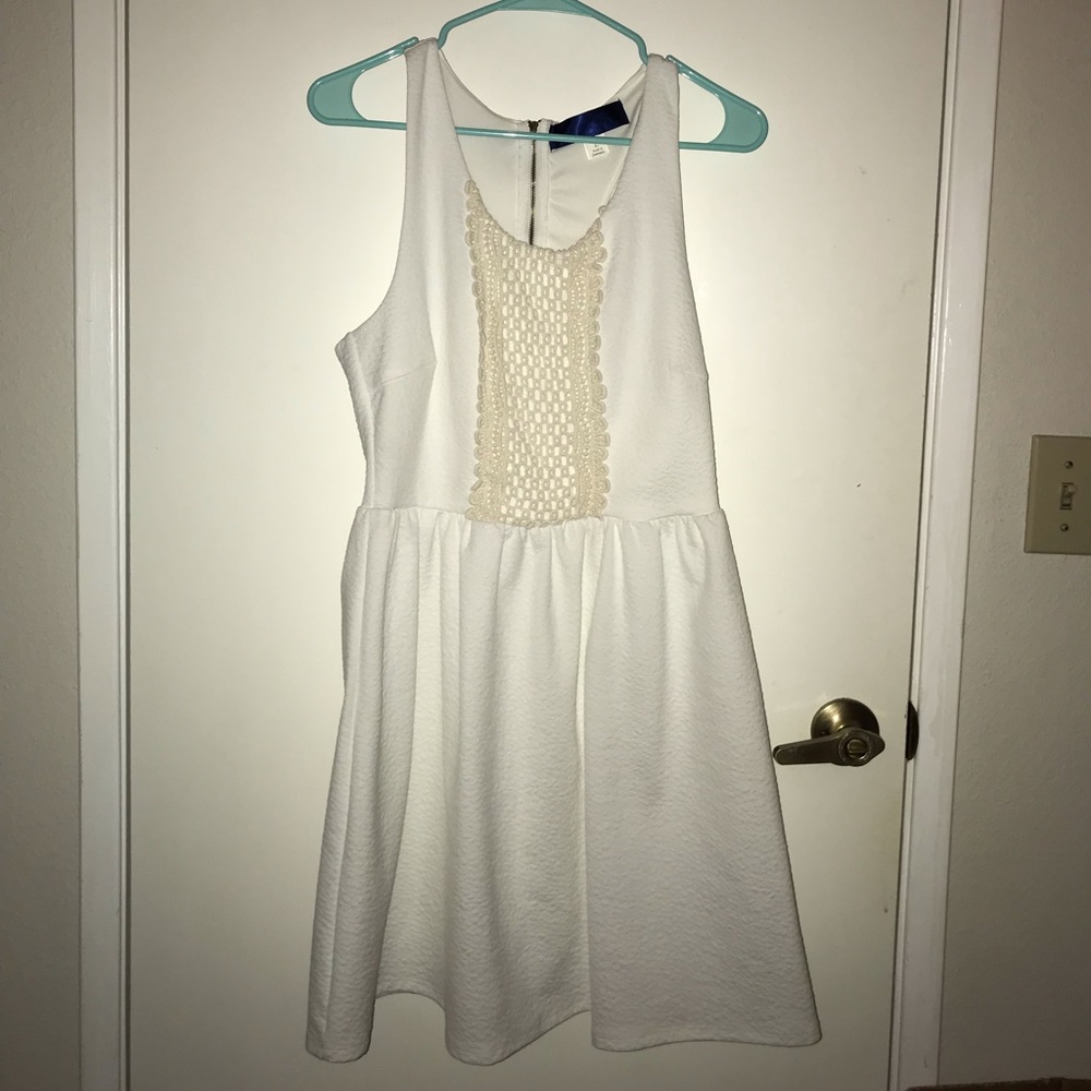 Francesca brand white sun dress - Size L